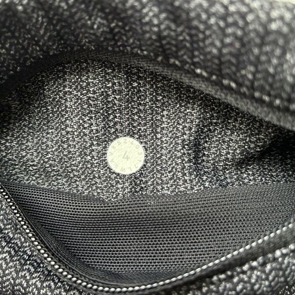 Lululemon Speed Up Tight Power Luxtreme Variegated Knit Heathered Black Size 4 - Picture 8 of 13